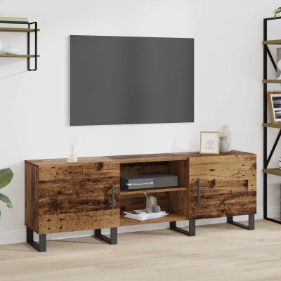 vidaXL TV skrinka Staré drevo 150 x 30 x 50 cm Kompozitné drevo