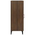 vidaXL Komoda hnedý dub 34,5x34x90 cm spracované drevo