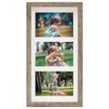 vidaXL 3D fotorámiky 3 ks, prírodné 18x35 cm na 3 fotky (10x15 cm)