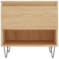 vidaXL Konferenčné stolíky 2 ks dub sonoma 50x46x50cm kompozitné drevo