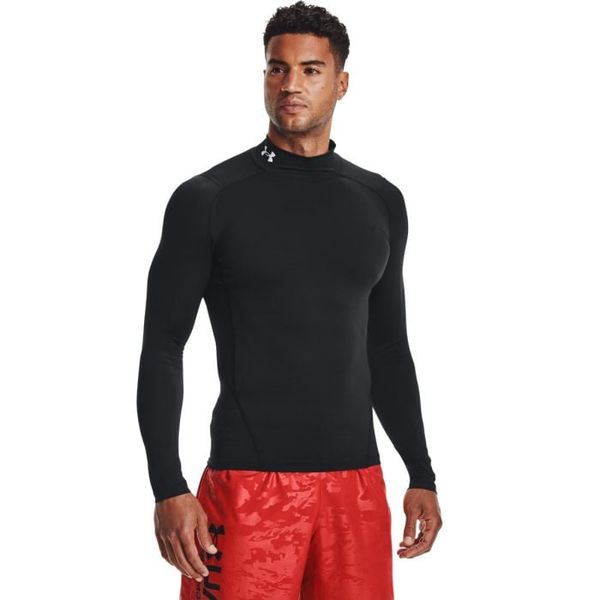 Kompresné tričko HG Armour Comp Mock LS Black - Under Armour, veľkosť L, veľkosť oblečenia L