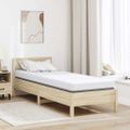 vidaXL Matracový topper z pamäťovej peny 80 x 200 cm Thick Mäkký Biela