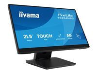 iiyama ProLite T2254MSC-B2AG - LED monitor - 21.5" (18.7" zobraziteľný) - dotykový displej - 1920 x 1080 Full HD (1080p) @ 100 Hz - IPS - 300 cd/m² - 1300:1 - 4 ms - HDMI, DisplayPort - reproduktory - čierna