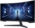 Samsung Odyssey/G55T/34"/VA/3440x1440/165Hz/1ms/Black/2R LED monitor, herní, prohnutý, 34", VA, 3440×1440, 21:9, 165Hz, 1ms, 250cd/m2, DisplayPort, HDMI, VESA, en. tr. G, cerný