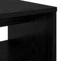 vidaXL TV skrinka 80 x 35 x 40 cm Čierny dub Kompozitné drevo