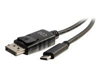 Kábel adaptéra - USB-C (M) do DisplayPort (M) - USB 3.1 / Thunderbolt 3 / DisplayPort - 30.5 cm - podporuje 4K, kontakty osvetlené zlatou farbou - čierna