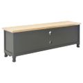 vidaXL TV stolík čierny 120x30x40 cm drevený