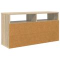vidaXL Nízka skriňa so zásuvkou Sonoma dub 72 x 22,5 x 38 cm