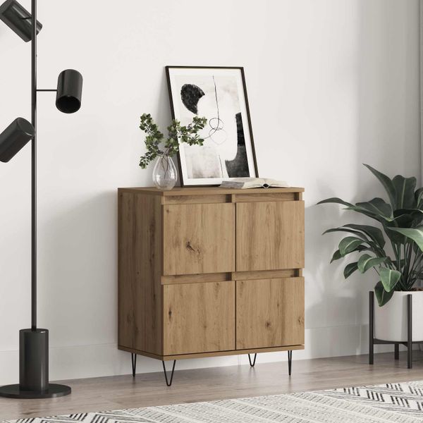 vidaXL Servírovacia skriňa Remeselný dub 60 x 35 x 70 cm