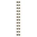 Skrutková svorkovnica 12× 4–6mm2, 450 V, biela
