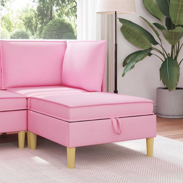 vidaXL Sofa s úložným priestorom Látka