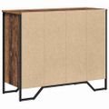 vidaXL Příborník 6-Šuplík Staré drevo 91 x 35,5 x 74,5 cm