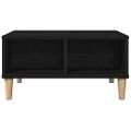 vidaXL Konferenčný stolík Čierny dub 60 x 60 x 30 cm Kompozitné drevo