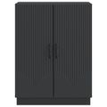 vidaXL Servírovacia skriňa Čierna 66 x 34,5 x 87 cm Kompozitné drevo