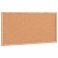 vidaXL Korková tabuľa s rámom z masívneho borovicového dreva 60x30 cm