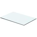 vidaXL Poličkový panel z priehľadného skla, 40x20 cm