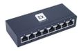 ITS SW8 M - Switch Ethernet 8 portov, 10/100/1000 Mbps, kovové prevedenie