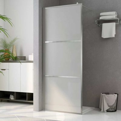 vidaXL Sprchová zástena z nepriehľadného ESG skla 80x195 cm