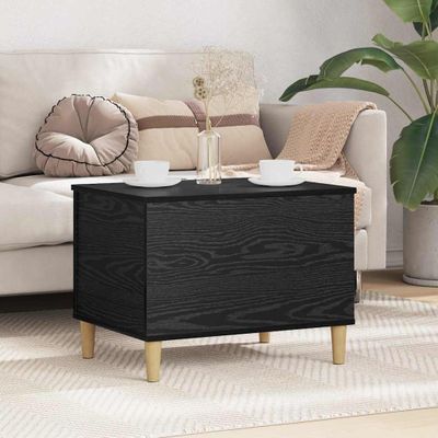 vidaXL Nočný stolík Čierny dub 60 x 44,5 x 45 cm Kompozitné drevo