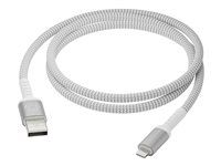 Kábel Lightning - USB s pínmi (male) do Lightning s pínmi (male) - 1.2 m - pletený, 100 % recyklovaný plast