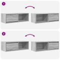 vidaXL TV stolíky 2 ks sivý dub sonoma 80x31x25,5 cm spracované drevo