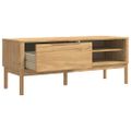 vidaXL Lavica do chodby FLORO Včelí hnedý 115 x 40 x 45 cm