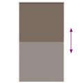 vidaXL Zatemňovacia roleta, kávová, 135x230 cm, šírka látky 131,6 cm, polyester