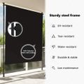 vidaXL Vonkajšia zatemňovacia roleta antracitová 150x270 cm