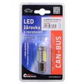 Žiarovka 4 SMD LED 12V Ba15S s rezistorom CAN-BUS ready biela