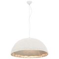 vidaXL Závesná lampa biela a strieborná Ø70 cm E27