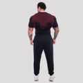 Bezšvové tričko OG1 Black/Red - GymBeam, veľkosť M
