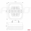 Svetlo zadné združené LED (ĽAVÉ PRAVÉ) RCL-05-LR