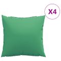vidaXL Dekoratívne vankúše 4 ks zelené 60x60 cm látka