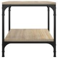vidaXL Príručný stolík dub sonoma 40x40x40 cm spracované drevo