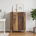 vidaXL Servírovacia skriňa Staré drevo 66 x 34,5 x 90 cm