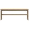 vidaXL TV skrinka farba dubu sonoma 100x40x40 cm drevotrieska