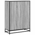 vidaXL Knižnica sivý dub sonoma 80,5x35x107,5 cm kompozitné drevo