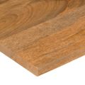 vidaXL Stolová doska so zakrivením 110x80x2,5 cm surový mangový masív