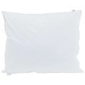 vidaXL Vankúš 2 ks 60 x 70 cm Perie Biela