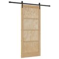 vidaXL Posuvné dvere ORKDAL 86 x 198,5 cm Borovicový masív