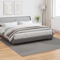 vidaXL Koberec do interiéru GALATI Sivá 240 x 240 cm Polyester