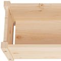vidaXL Záhradný kvetináč 60x31x31 cm, borovicový masív