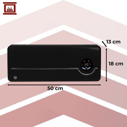 Teplovzdušný ventilátor keramický Kaminer Airo 26388, nástenný, WiFi, 1000/2000W čierny Teplovzdušný ventilátor keramický Kaminer Airo 26388, nástenný, WiFi, 1000/2000W čierny