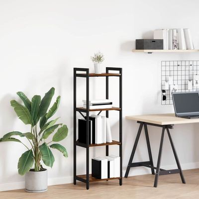 vidaXL Regál na knihy Dymová dub 40 x 30 x 119 cm Kompozitné drevo