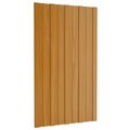 vidaXL Strešný panel 12 ks Prírodná 80 x 45 cm Pozinkovaná oceľ
