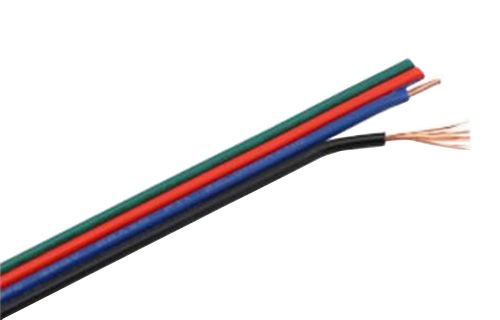 RGB kábel pre LED pásik, 4 x 0,3 mm2