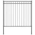 vidaXL Prvok plotu ASSEN 170 x 170 cm Oceľ Sivá