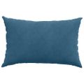 vidaXL Vankúše na pohovku 2 pcs Modrá 60 x 40 cm Kordúrová tkanina