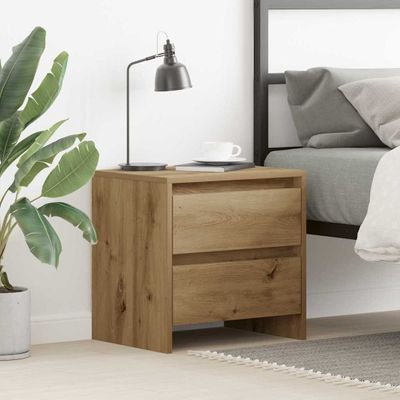 vidaXL Nočný stolík Remeselný dub 45 x 34 x 44,5 cm Kompozitné drevo