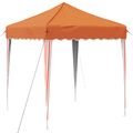 vidaXL Prístrešok na párty 195 x 195 x 245 cm Oranžová Oxfordská látka